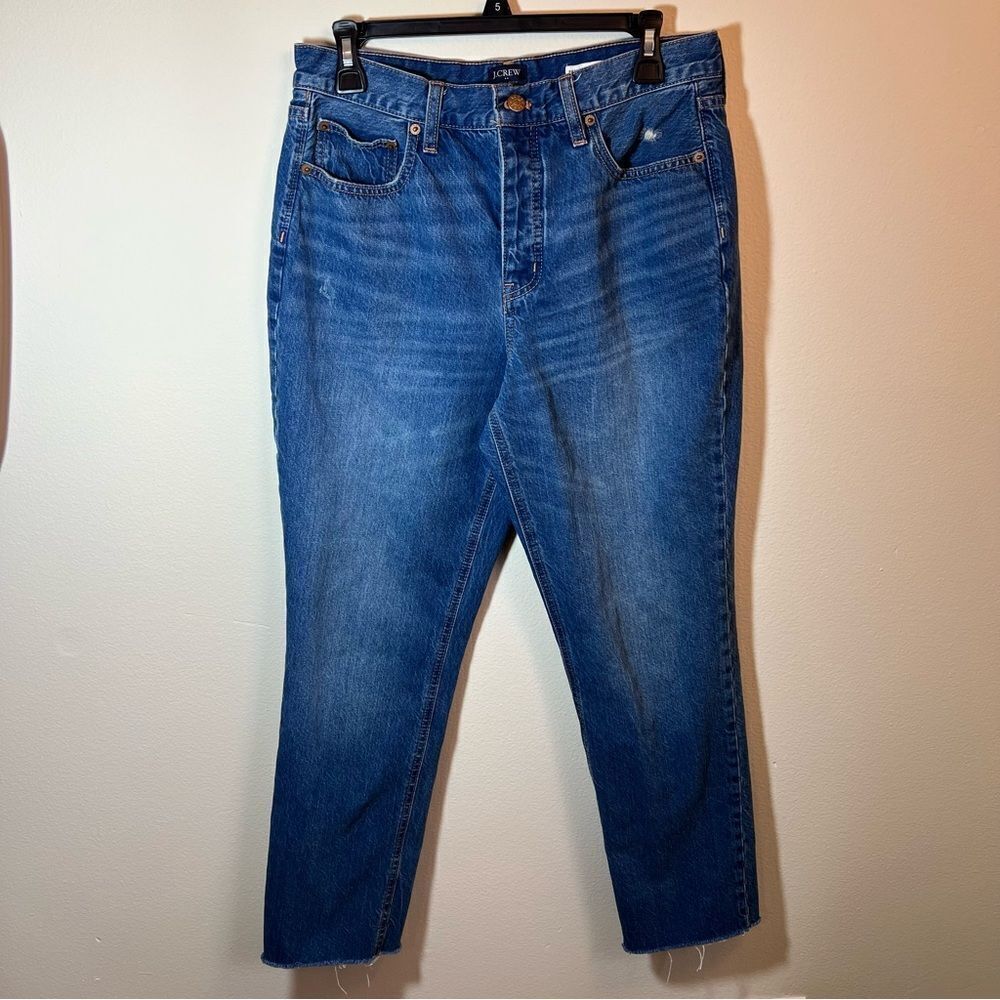 ✨ J. Crew Women’s High-Rise Straight Jeans Premium Edition 29